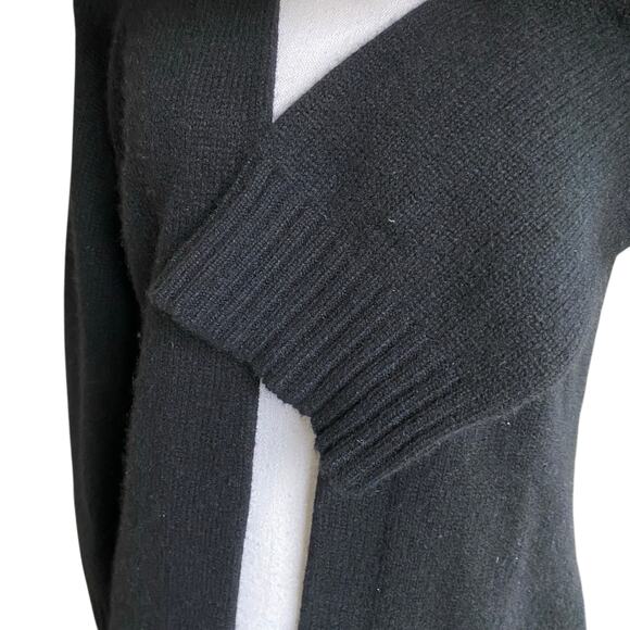 Naked Cashmere Long Line Cardigan Sweater Sz XS/S Black Open Front Long Sleeve - Picture 9 of 14